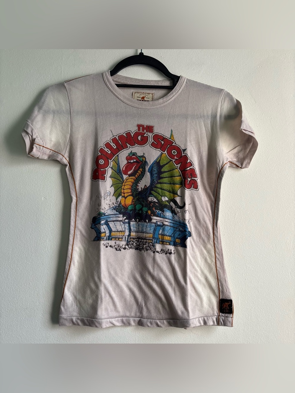 Trunk Ltd White Rolling Stones Dragon Graphic Tee